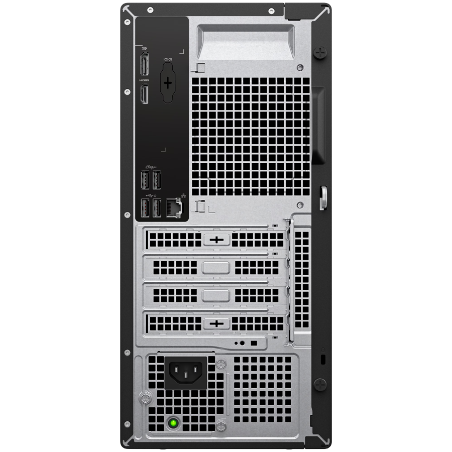 Dell Tower ECT1250, i5 14400, 8GB RAM DDR5, 512GB SSD PCIe M.2, WiFi 6+BT 5.3, Front: 1x USB C 3.2, 1x USB 3.2, 2x USB 2.0, SD Card, Back: 2x USB 3.2, 2x USB 2.0, HDMI, RJ45, No KB/Mouse, 180W, W11Pro, 3Yr