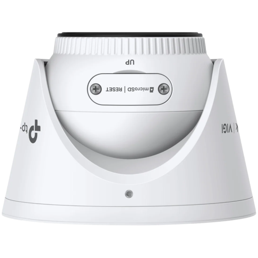 VIGI C455 (2.8mm) 5MP Full-Colour Turret Network Camera, 2.8mm Fixed Lens, 1/2.7” Progress Scan CMOS, Resol.(2880x1620), IP67,  PoE/DC 12V,120dB WDR, Built-in MIC/Speake, micro-SD Slot. Full-Color and IR, H.265+ Compression Technology