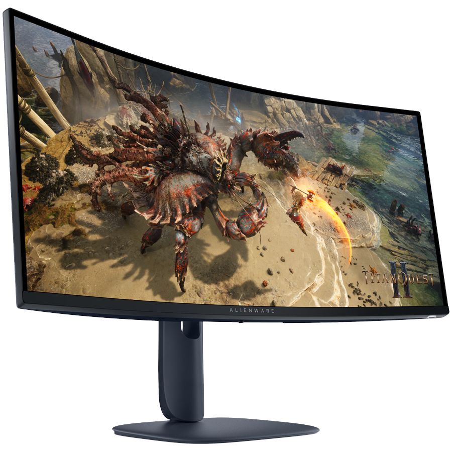 Monitor Alienware 34 Gaming AW3425DWM Curved, 3440x1440, WQHD, 180Hz, VA Antiglare, 21:9, 3000:1, 400 cd/m2, AMD FreeSync+ VESA, 4ms/2ms/1ms, 178/178, DP, 2xHDMI, 2xUSB-A, USB-B, Tilt, Pivot, Height Adjust, 3Y