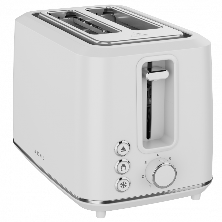 Electric Toaster, white, 220-240V, 50-60Hz, 920-1080W, 2 slots, 3 modes, 7 browning levels