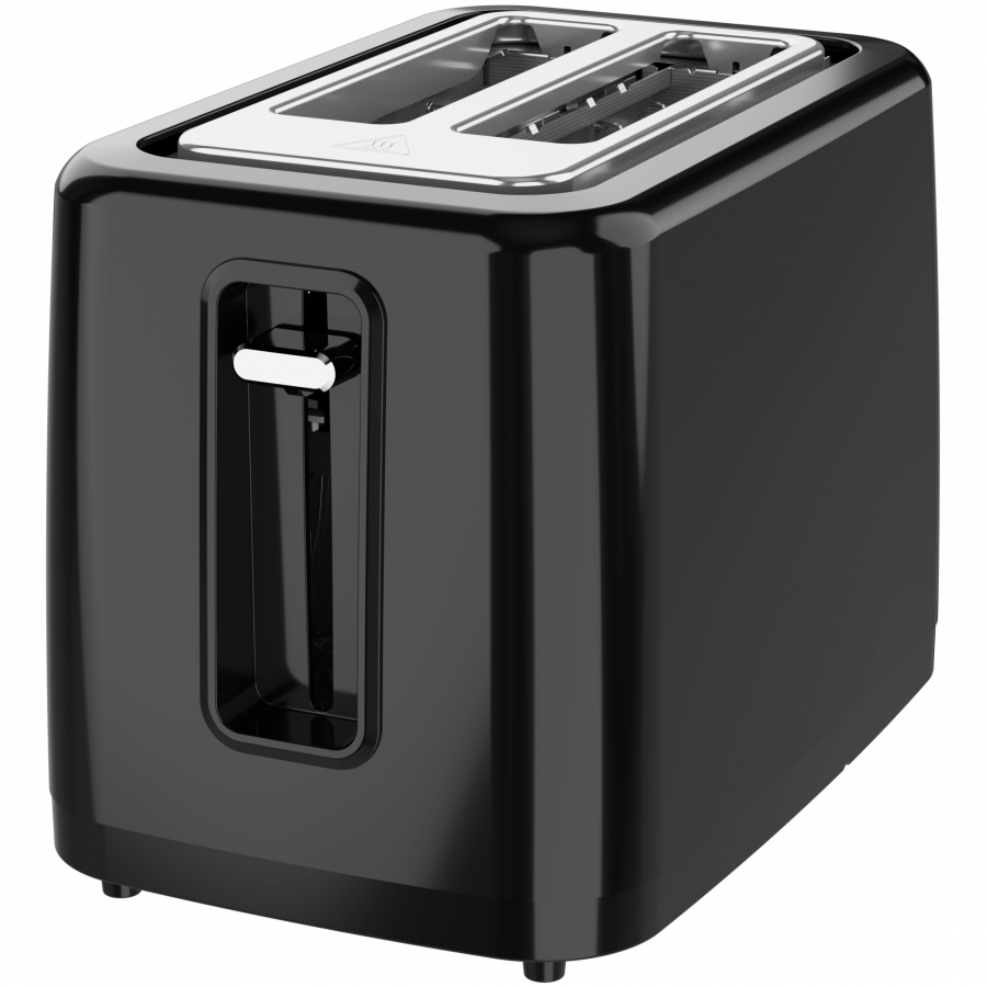 Electric Toaster, black, 220-240V, 50-60Hz, 780-930W, 2 slots, 3 modes, 7 browning levels