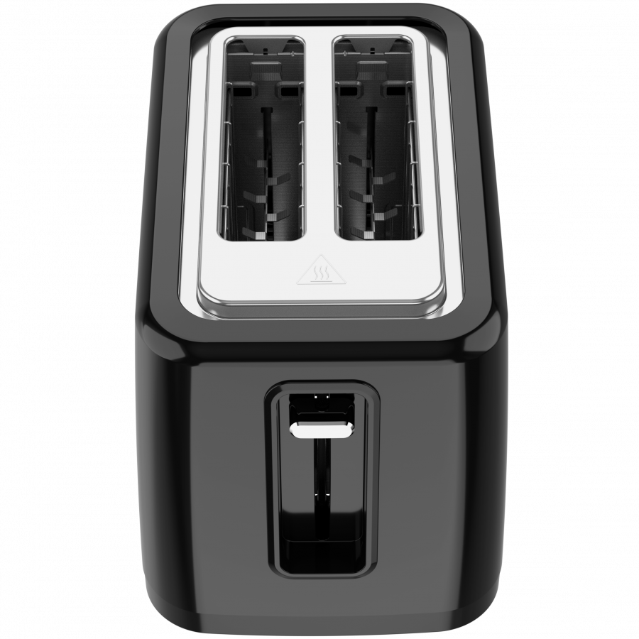 Electric Toaster, black, 220-240V, 50-60Hz, 780-930W, 2 slots, 3 modes, 7 browning levels
