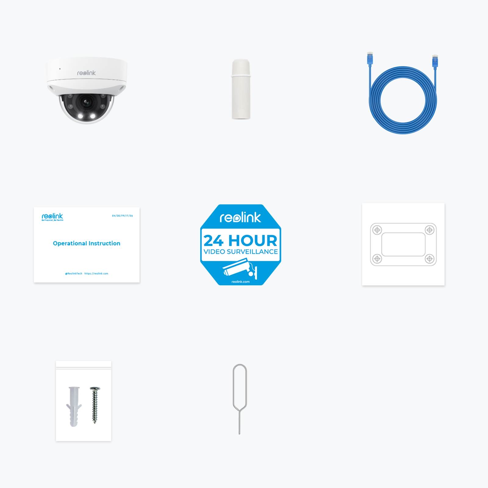 IP kamera Reolink P437 serija 4K, vanjska, otporna IK10, 5x optički zum, POE