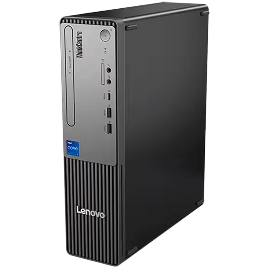 Lenovo ThinkCentre NEO 50 SFF, Intel Core i5-14400, 16GB DDR5-4800, 512GB SSD PCIe, DVD+RW, Front: 2x USB 3.2, 1x USB 3.2 Type-C, 3-in-1, Back: 4x USB 2.0, VGA, DP, HDMI, RJ45 GbE, CIS, Speaker, USB KB/Mouse,180W 85%, No OS, 3Yr