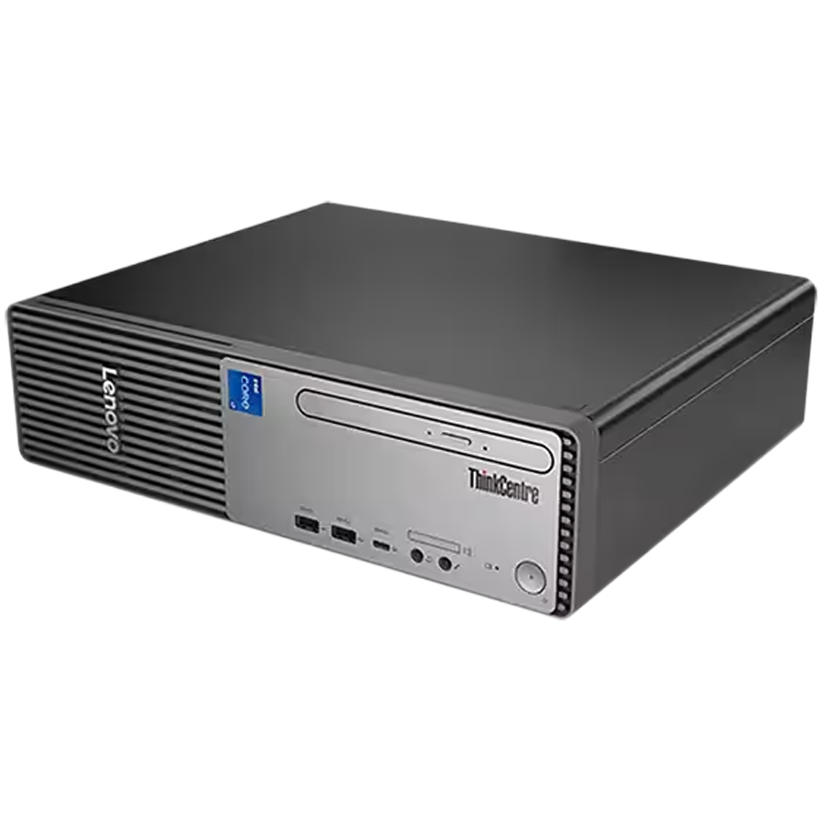 Lenovo ThinkCentre NEO 50 SFF, Intel Core i5-14400, 16GB DDR5-4800, 512GB SSD PCIe, DVD+RW, Front: 2x USB 3.2, 1x USB 3.2 Type-C, 3-in-1, Back: 4x USB 2.0, VGA, DP, HDMI, RJ45 GbE, CIS, Speaker, USB KB/Mouse,180W 85%, No OS, 3Yr