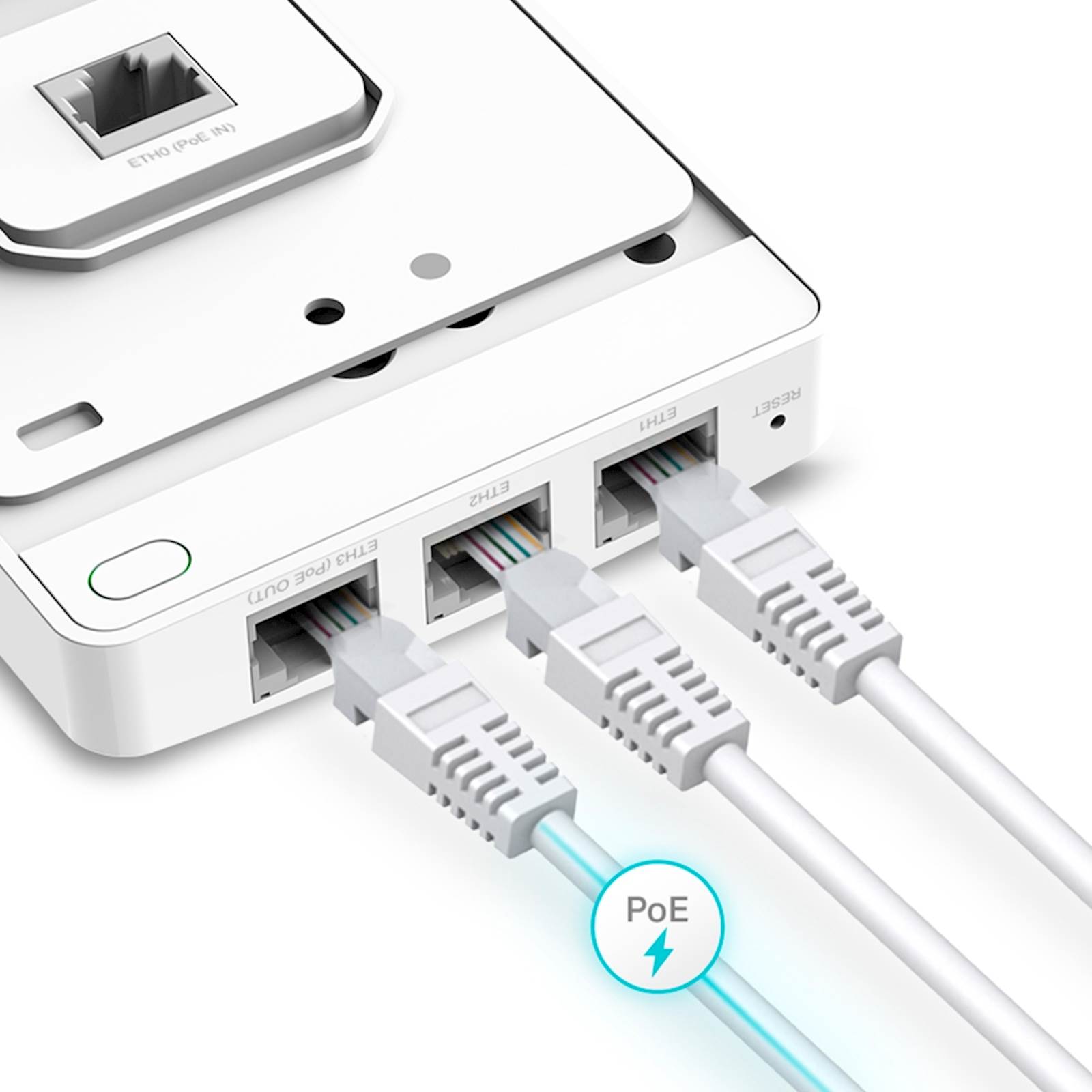 Access Point Omada TP-Link AX1800 Wall WiFi 6 EAP615-Wall