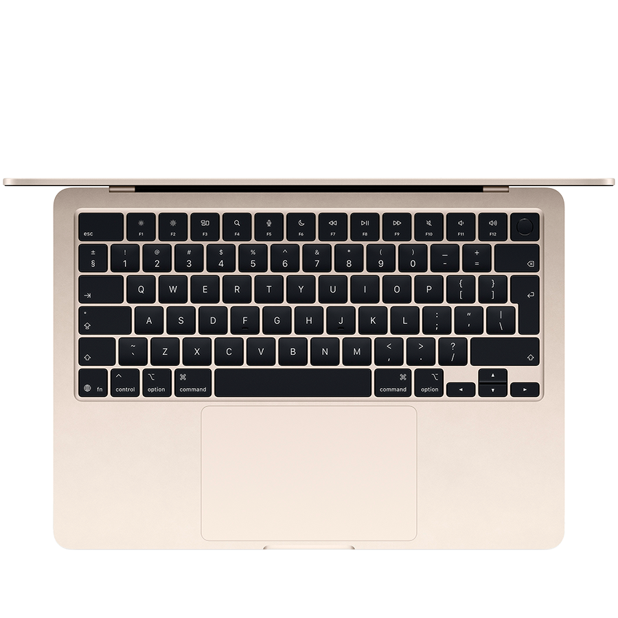 MacBook Air 13-inch,Starlight, Model A3240,M4 CHIP WITH 10C CPU, 8C GPU,16GB unified memory,30W USB-C Power Adapter,256GB SSD storage,Two Thunderbolt 4 Ports,Touch ID,Liquid Retina display,Force Touch Trackpad, KEYBOARD-INT