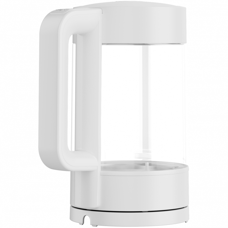 Electric Kettle, white, 220-240V, 1850-2200W, 1.7L, Keep warm 30 min, 40,60,80,90,100, console in Handle