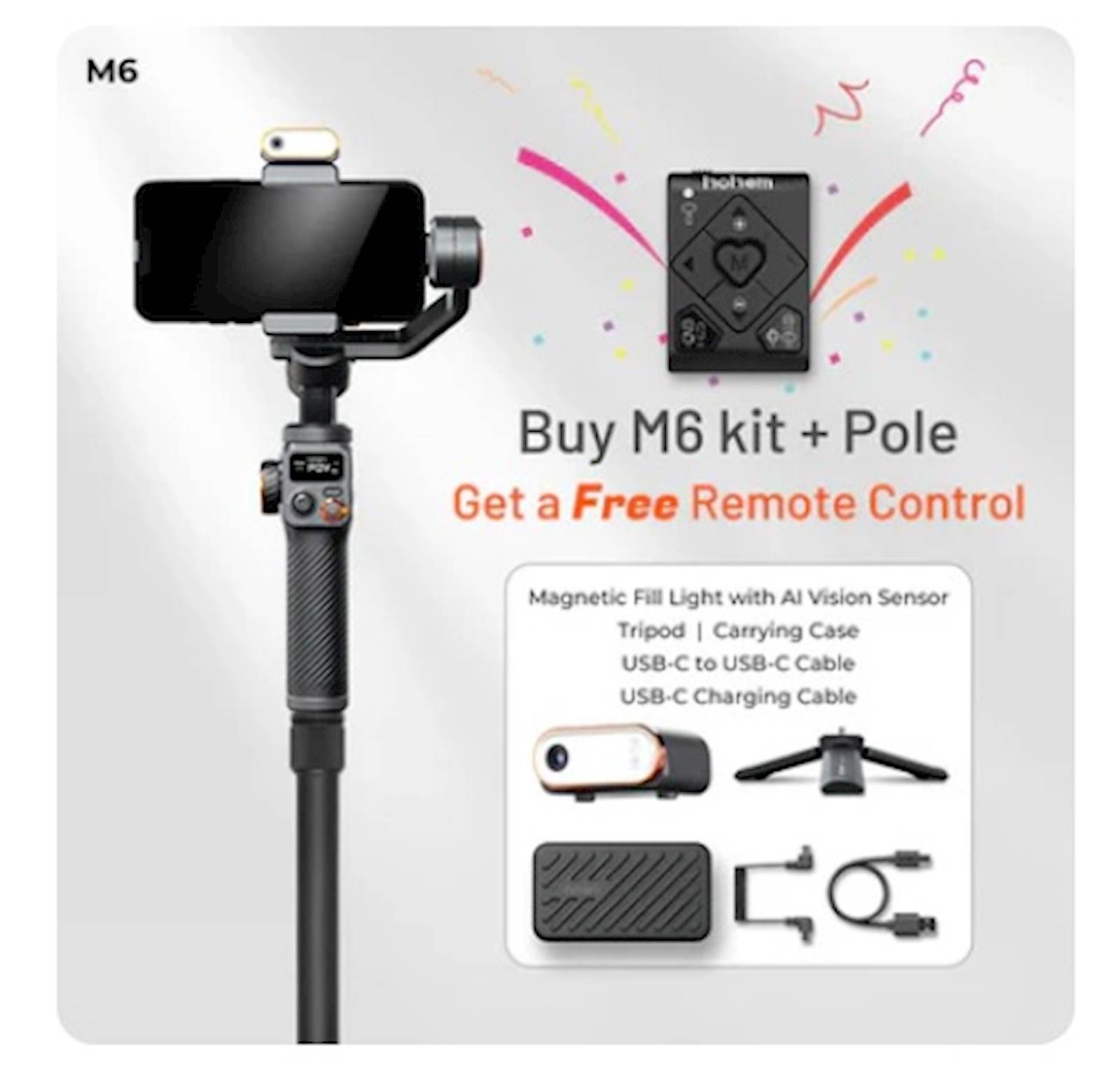 Stabilizator HOHEM iSteady M6 Kit Black