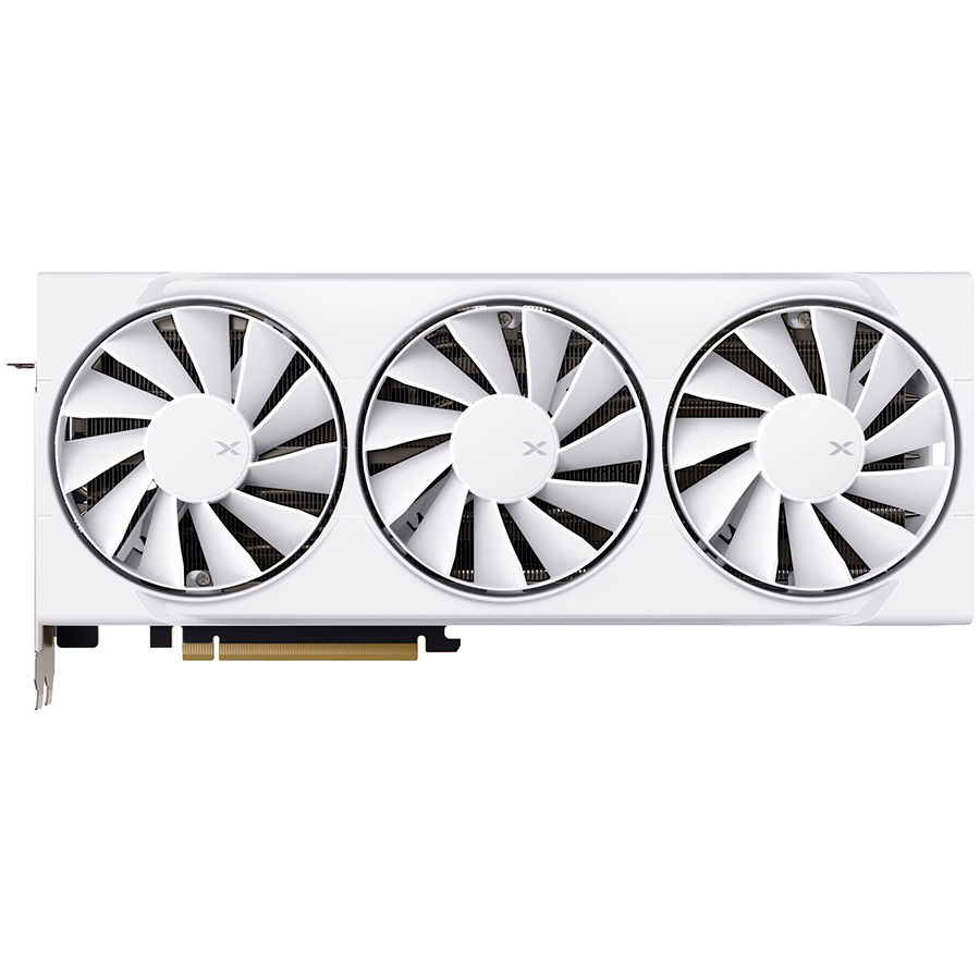 XFX Swift AMD Radeon RX 9070XT White Triple fan Gaming Edition with 16GB GDDR6 HDMI 3xDP, AMD RDNA 4