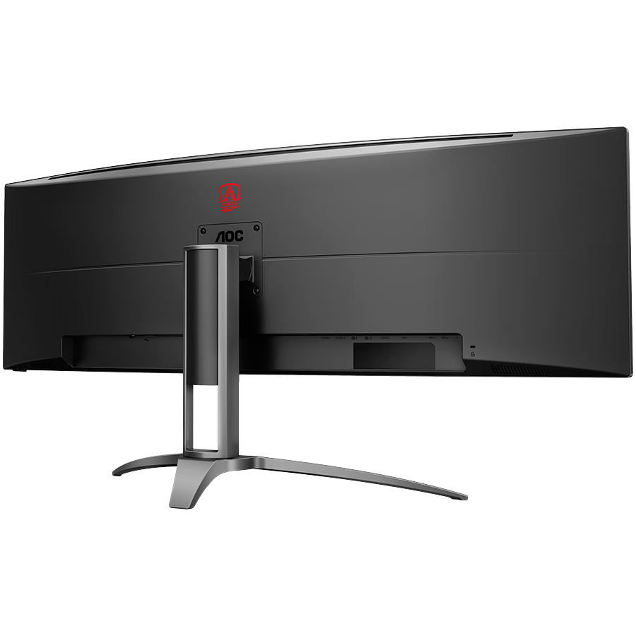 AOC MONITOR LED AG493UCX2, 49",56.8x119.4cm, VA SUPER ultrawide (32:9) 5120x1440, 5K, 1ms, 165hz, 550cd/m2, DisplayHDR 1000, sRGB 131%, 8 Bit, Freesync Premium Pro, G-Sync Compatible, Vesa 100x100, Black