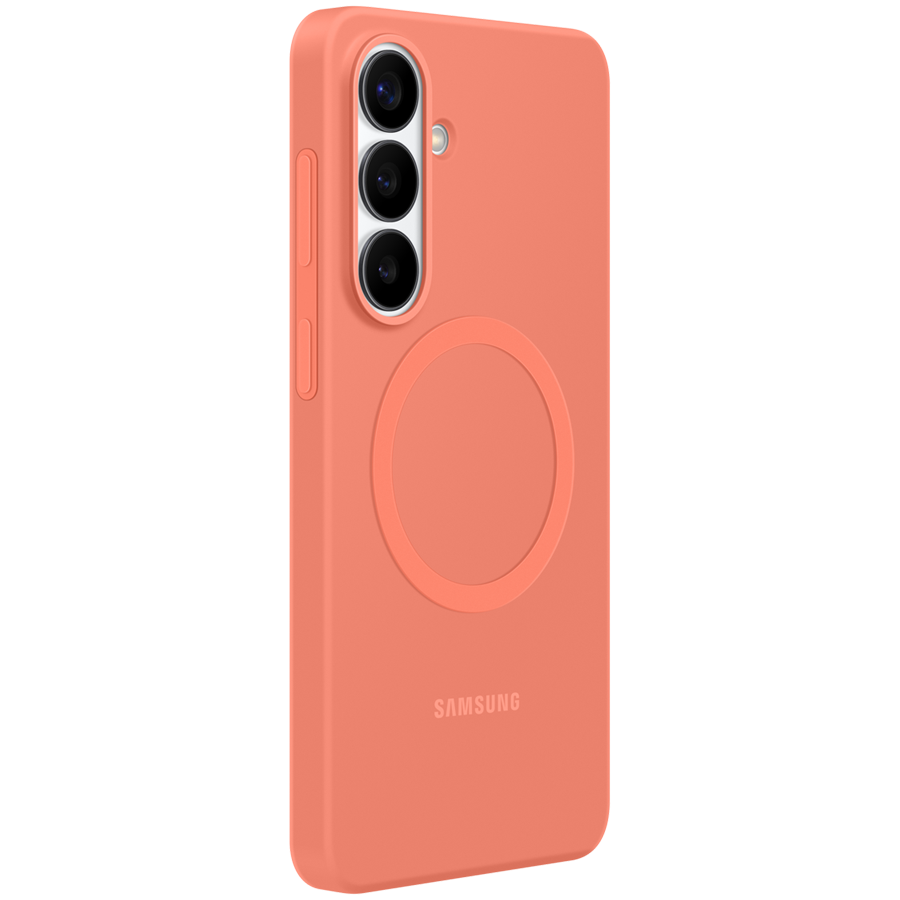 Samsung Galaxy S26+ Silicone Magnet Case Coralred