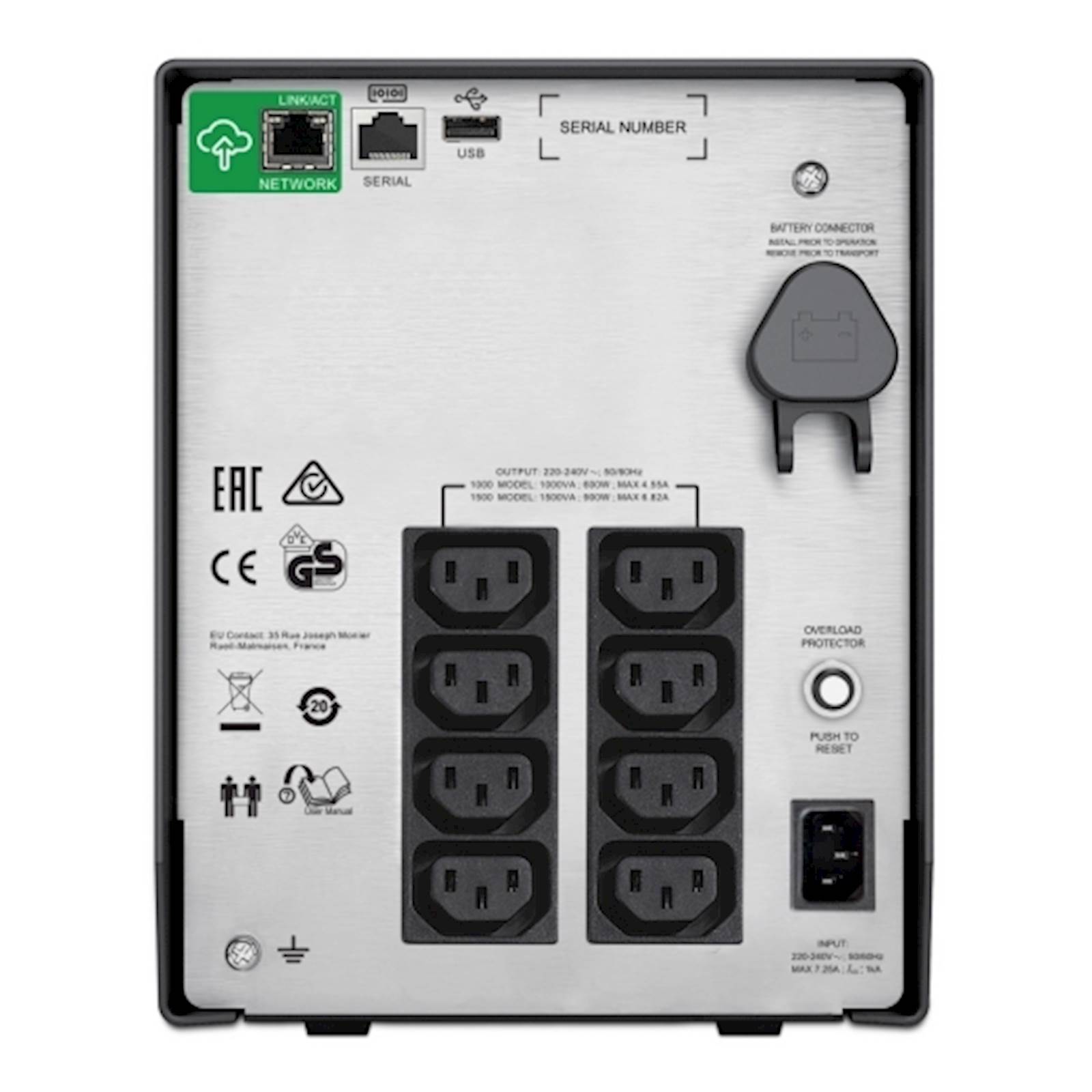 Smart-UPS C APC 3000VA, Twr, 8x IEC C13+1x IEC C19