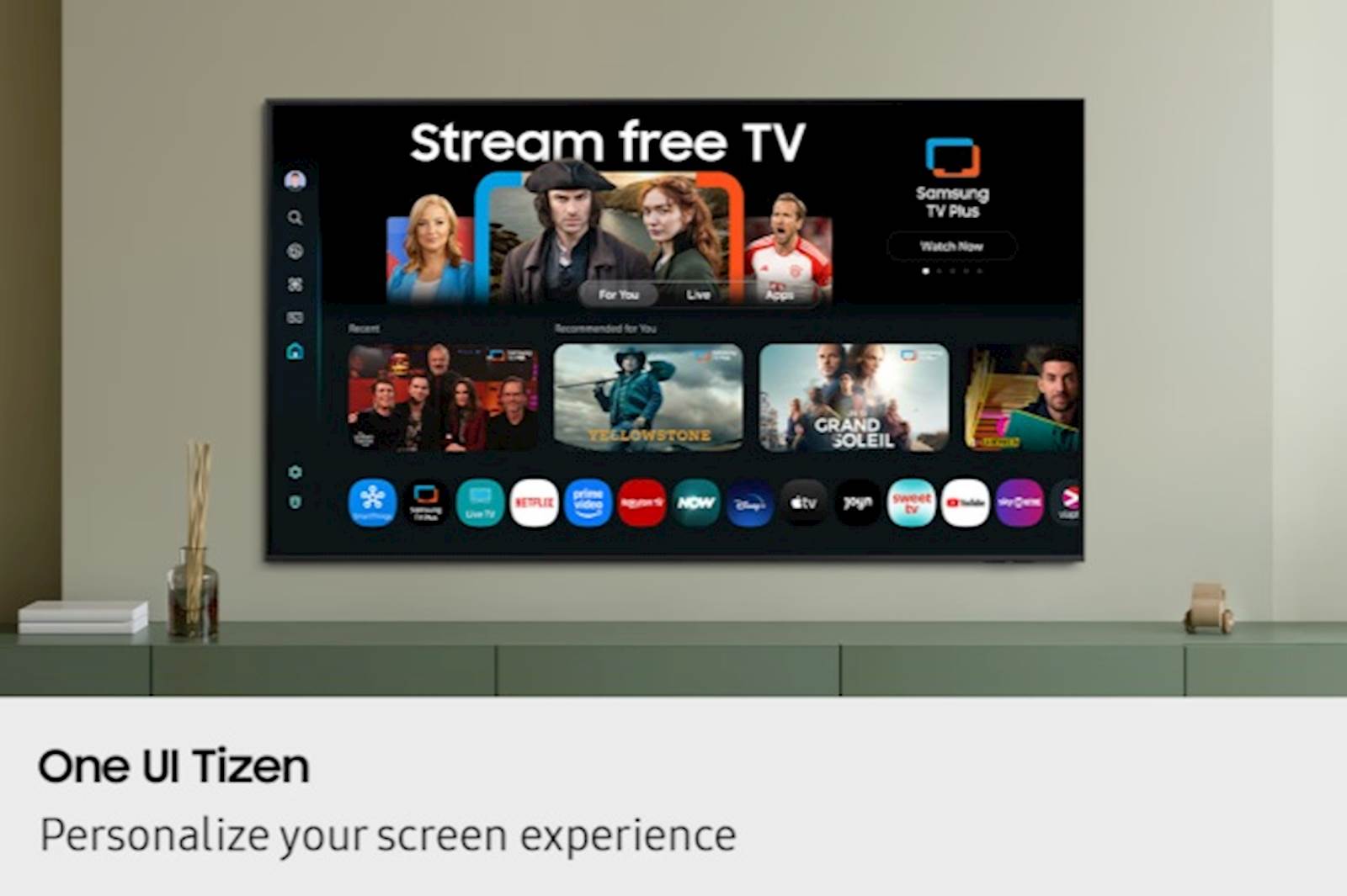 TV SAMSUNG Crystal UHD 4K  65" U7022F 