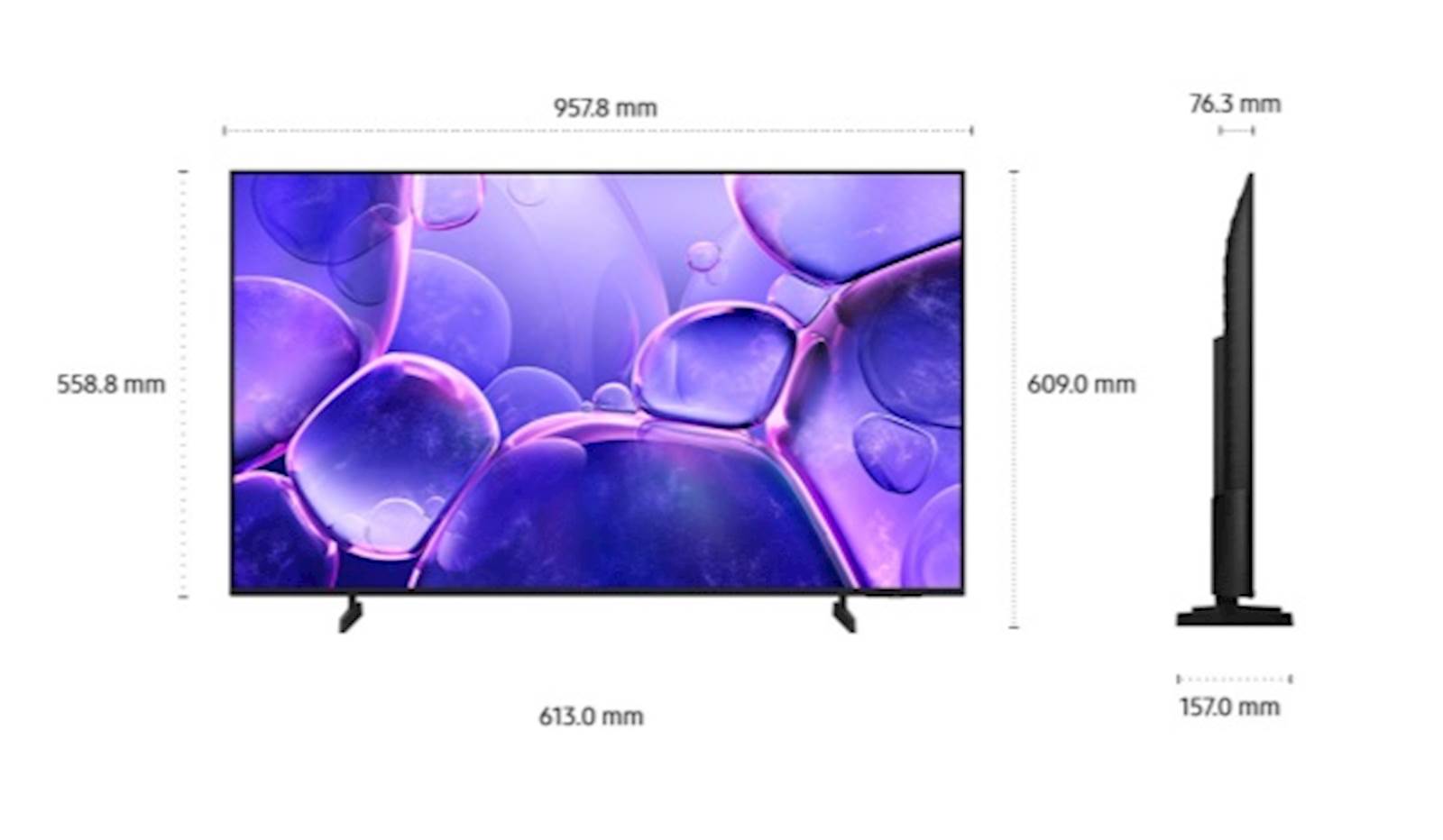 TV SAMSUNG Crystal UHD 4K  43" U8092F 