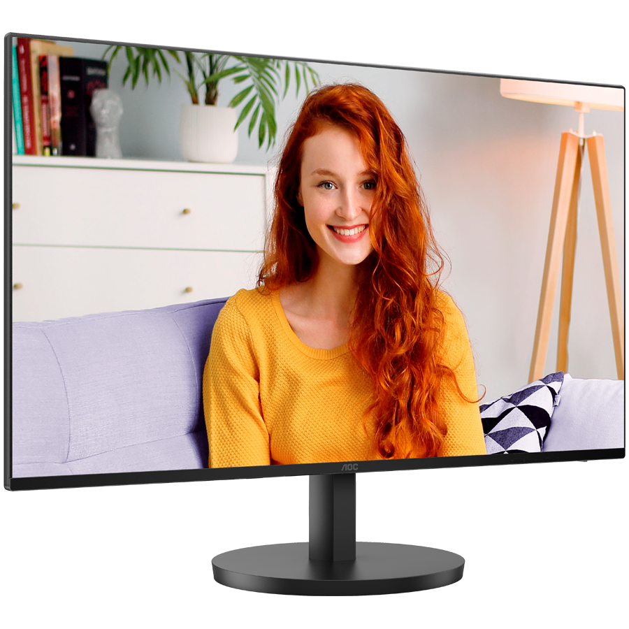 AOC MONITOR 27'' BUSINESS, F, IPS, FHD, 100HZ, 1920x1080, 1MS, SPEAKERS, TILT, HDMI, USB-C, USB-HUB, VESA COMPATIBLE, BLACK, 3 YW