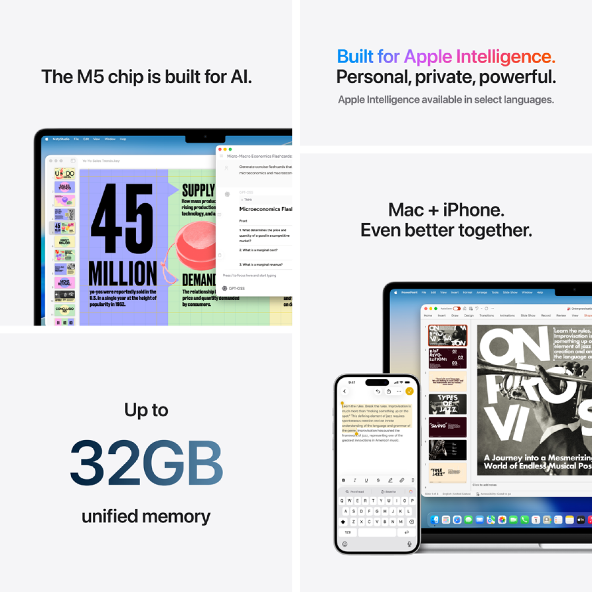 MacBook Air 15-inch,Silver,Model A3448,M5 CHIP WITH 10C CPU, 10C GPU,16GB unified memory,35W Dual USB-C Power Adapter,512GB SSD storage,Two Thunderbolt 4 Ports,Touch ID,Liquid Retina display,Force Touch Trackpad, KEYBOARD-INT
