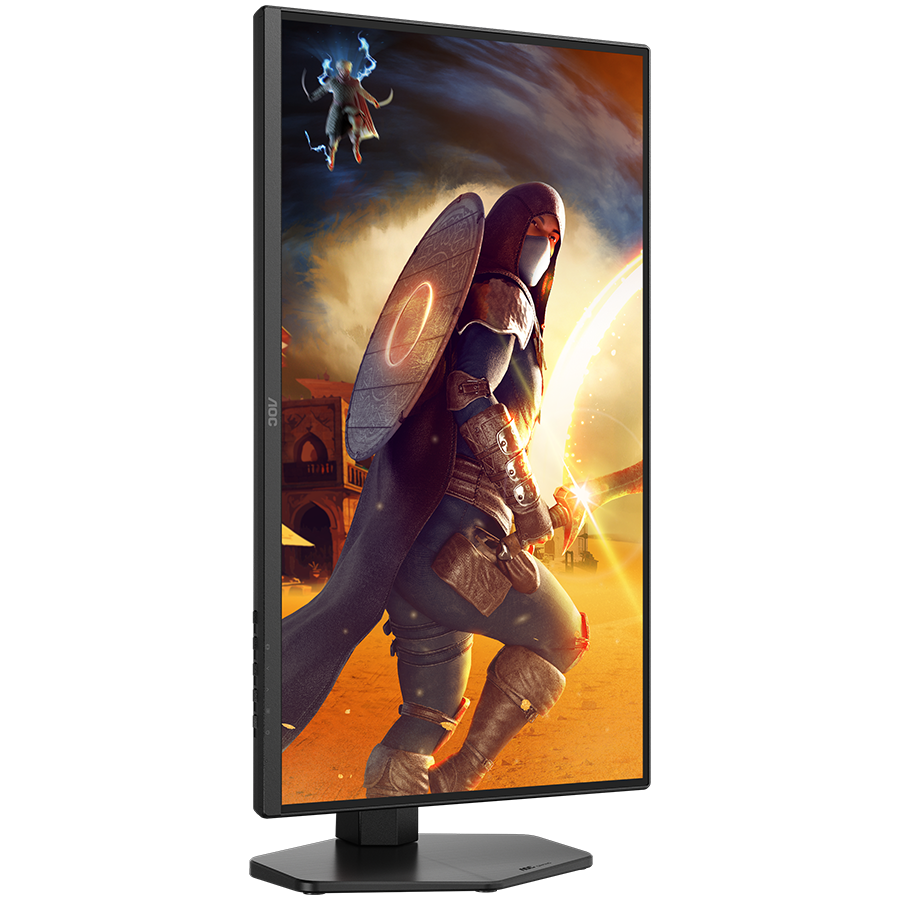 AOC MONITOR Q25G4SR, GAMING 25'', G, 300HZ, FAST IPS, 2560x1440, 0.3 MS, 80M:1, 300 CD/M, TILT, HEIGHT ADJUSTABLE, SWIVEL, PIVOT, 2X HDMI, DISPLAY PORT, 3YW, BLACK-RED