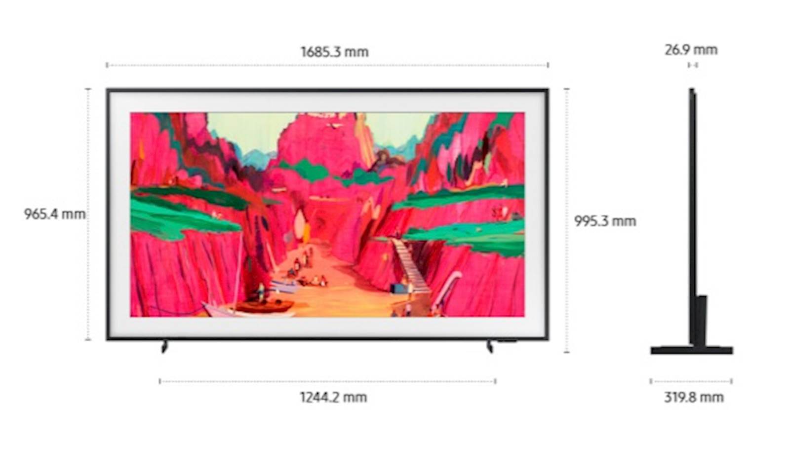 TV SAMSUNG The Frame Pro 4K 75" 