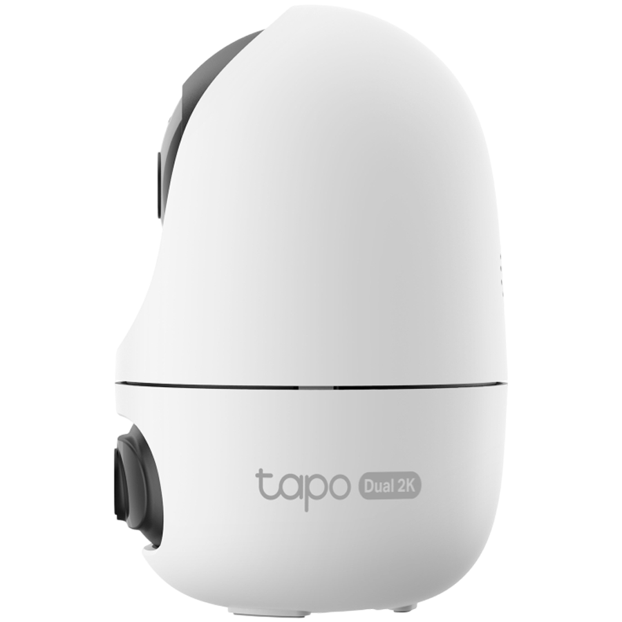 TP-Link Tapo C245D Dual Lens Pan/Tilt Security Camera, 2K (2304x1296) and 2K (2304x1296), 2.4 GHz, Dual Lens, Pan/Tilt, Smart AI Detection and Notifications, AI Smart Tracking, Sound and Light Alarm, Remote Control, Two-Way Audio
