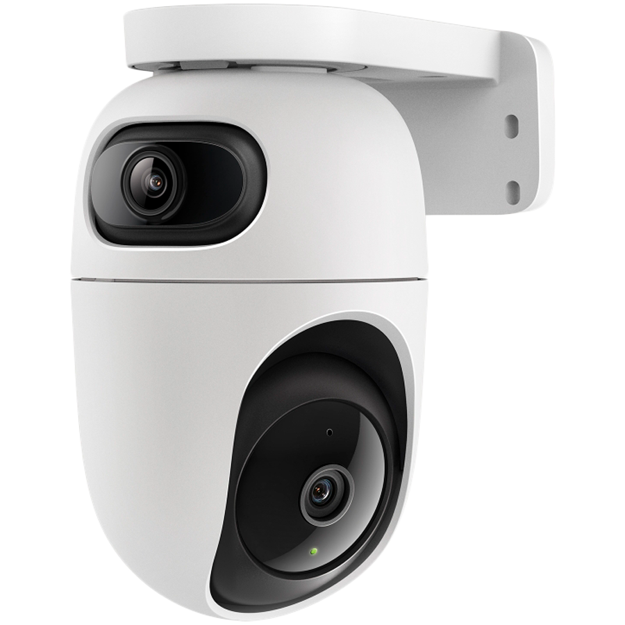 TP-Link Tapo C245D Dual Lens Pan/Tilt Security Camera, 2K (2304x1296) and 2K (2304x1296), 2.4 GHz, Dual Lens, Pan/Tilt, Smart AI Detection and Notifications, AI Smart Tracking, Sound and Light Alarm, Remote Control, Two-Way Audio