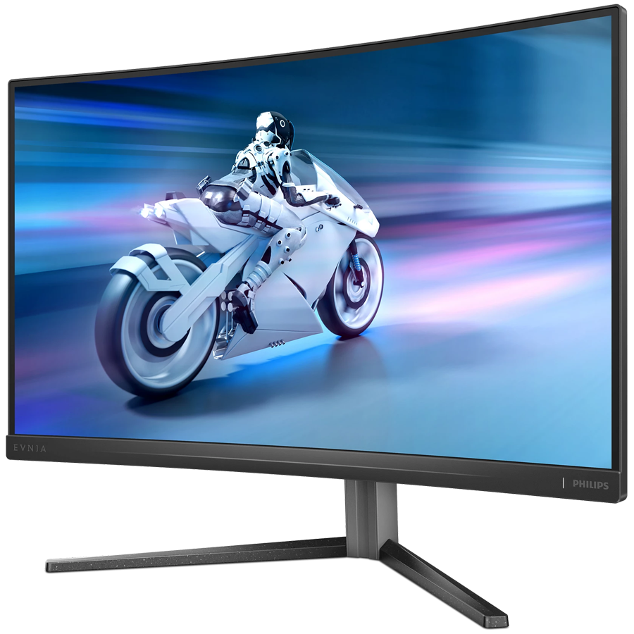 Philips Monitor Evnia 5000 27M2C5200W 27'' Curved VA, 1920x1080 (Full HD), 280Hz, 0.3ms, 300 cd/m², 4000:1, HDR10, 2x HDMI, DisplayPort, Height Adjustable, 3-year warranty