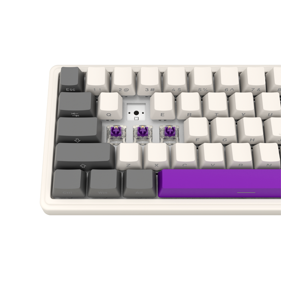 LORGAR KBP70MW, Wireless 65% Mechanical Gaming Keyboard Pro, Beige, CZ/SK layout