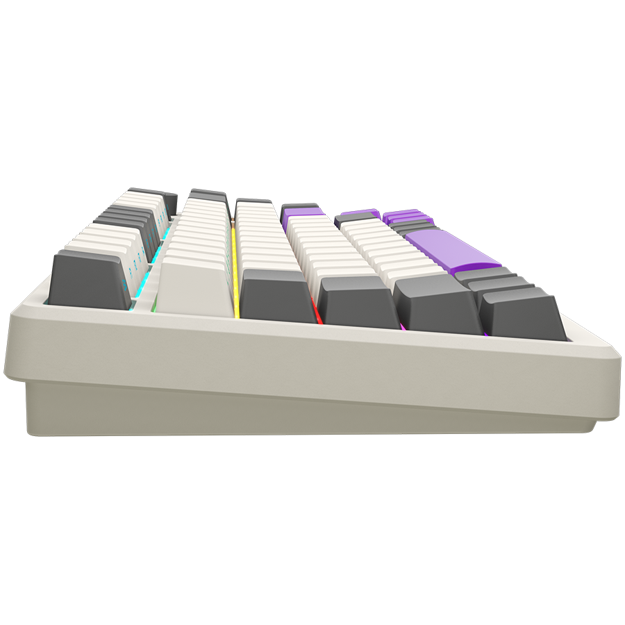LORGAR KBP7075W, Wireless 75% Mechanical Gaming Keyboard Pro, Beige, CZ/SK layout