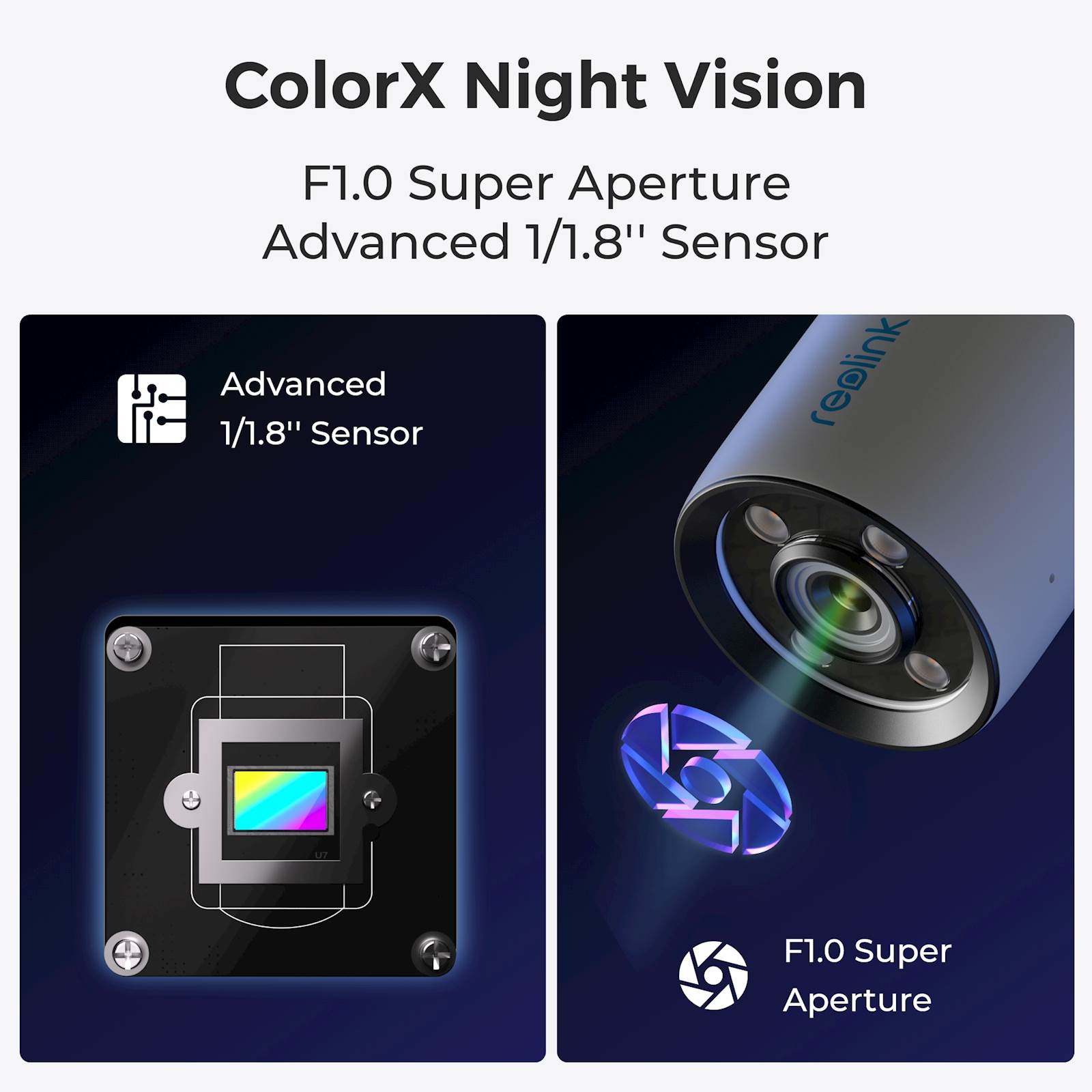 Reolink Ip Kamera ColorX serija P320X 4MP, noćni vid, POE