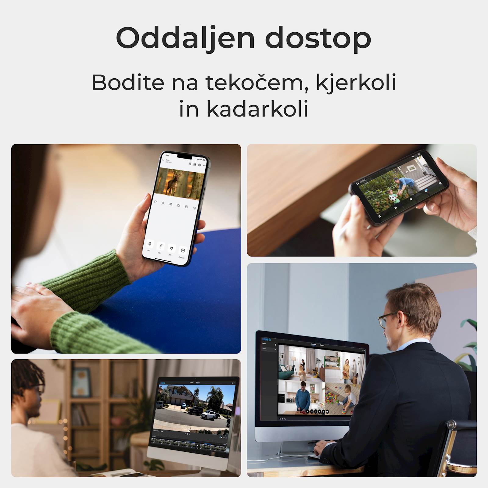 Reolink NVR snimač NVS8-12MB4 4K, 12MP, 8 kanalni NVR, 2TB HDD, 4x kamera POE