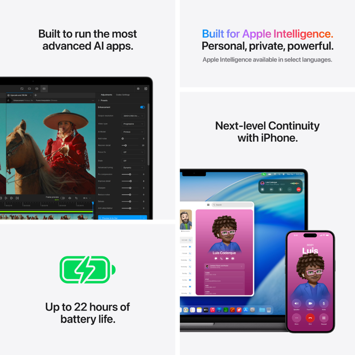 MacBook Pro 16-inch, Silver, Model A3429,APPLE M5 MAX, 18C CPU, 40C GPU,64GB unified memory,140W USB-C Power Adapter,2TB SSD storage,3x TB5, HDMI, SDXC, MagSafe 3,Touch ID,XDR display,Standard display,Force Touch Trackpad, KEYBOARD-INT