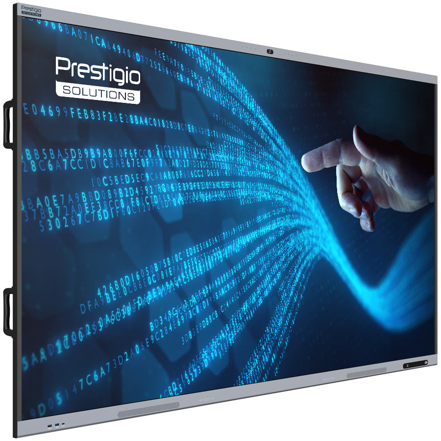 PRESTIGIO SOLUTIONS Multiboard 75'' Light+ Gen 2, Android 13, Google EDLA, AI Camera, 16/128GB