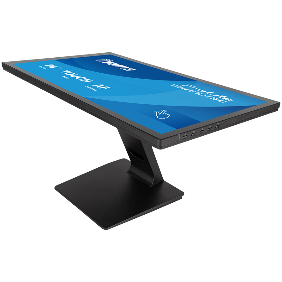 IIYAMA Monitor LED T2452MSC-B2 24" DeepContrast PCAP+ 10pt touchscreen 1920x1080 120Hz 400cd 5ms HDMI DP landscape, face-up tilt