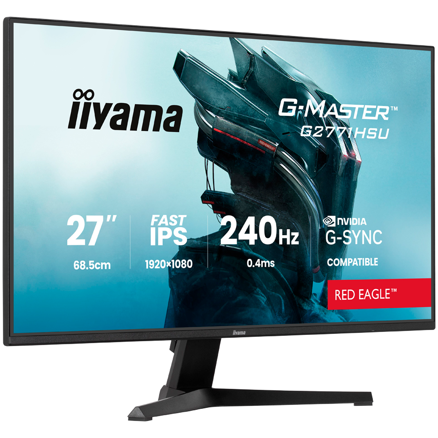 27 Fast IPS Gaming, G-Master Red Eagle, G-SYNC Compatible, 1920x1080 240Hz,2x HDMI, DisplayPort, 0.4ms MPRT, Speakers, USB HUB 1x3.2 1xC, Black Tuner