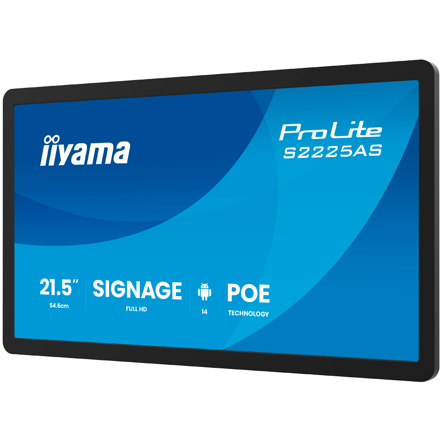 IIYAMA Monitor LED S2225AS-B1P Android Touch