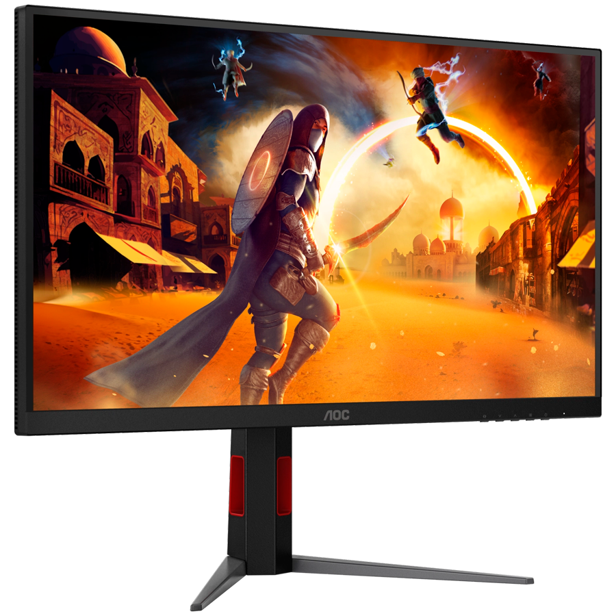 AOC Monitor Gaming U27G4XM 27", 4K UHD (3840x2160), Fast IPS, Mini LED, 160Hz, 1ms (GTG), 1200 cd/m2, 1000:1, Adaptive Sync, G-Sync Compatible, HDR1000, USB hub, 2x HDMI 2.1, 1x DP 1.4, Full Ergo