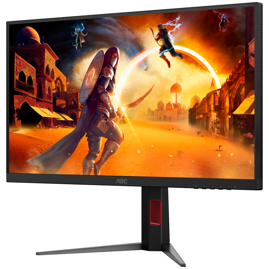 AOC Monitor Gaming U27G4XM 27", 4K UHD (3840x2160), Fast IPS, Mini LED, 160Hz, 1ms (GTG), 1200 cd/m2, 1000:1, Adaptive Sync, G-Sync Compatible, HDR1000, USB hub, 2x HDMI 2.1, 1x DP 1.4, Full Ergo