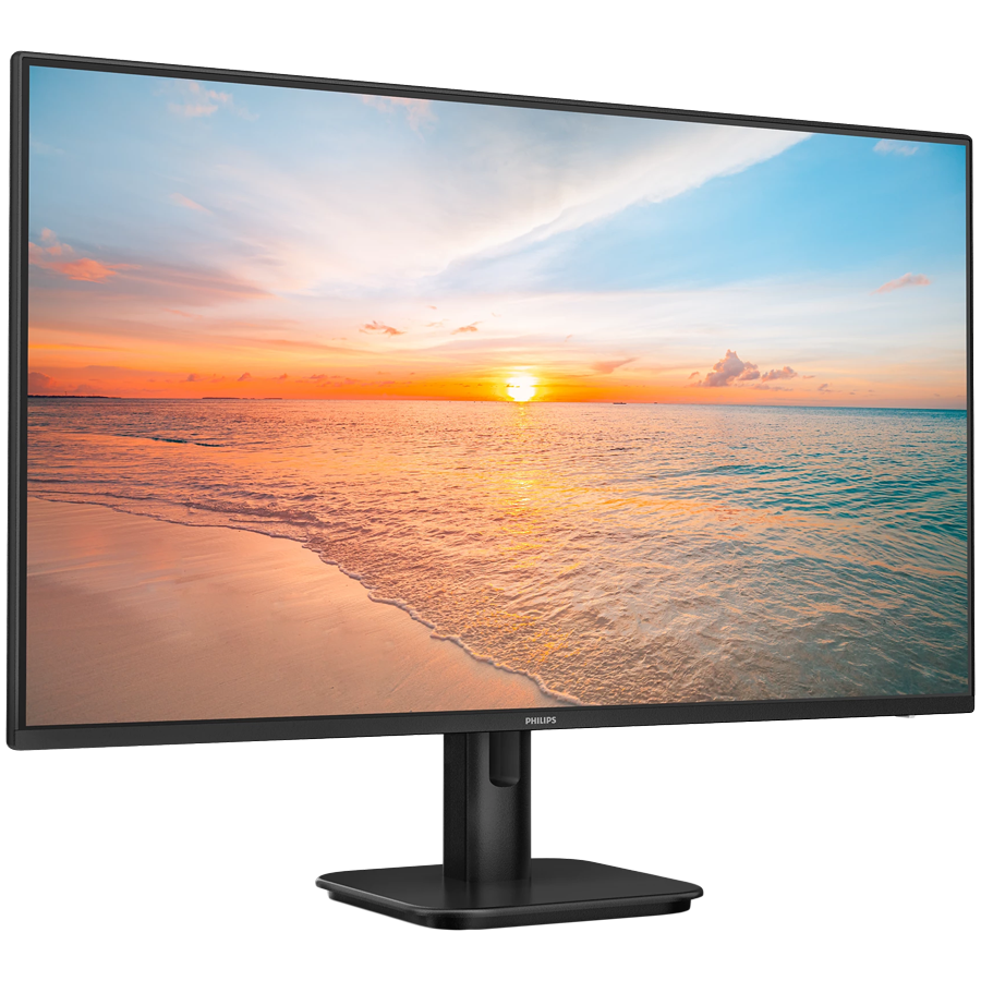 Philips Monitor 1000 Series 27E1N1100A 27'' IPS, 1920x1080 (Full HD), 100Hz, 1ms MPRT, 250 cd/m², 1300:1, HDMI, VGA, Built-in Speakers, Black, 3-year warranty